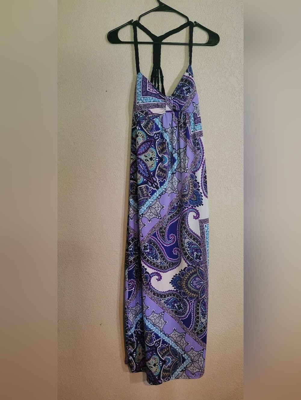 HeartSoul Purple and Black Patterned Dress